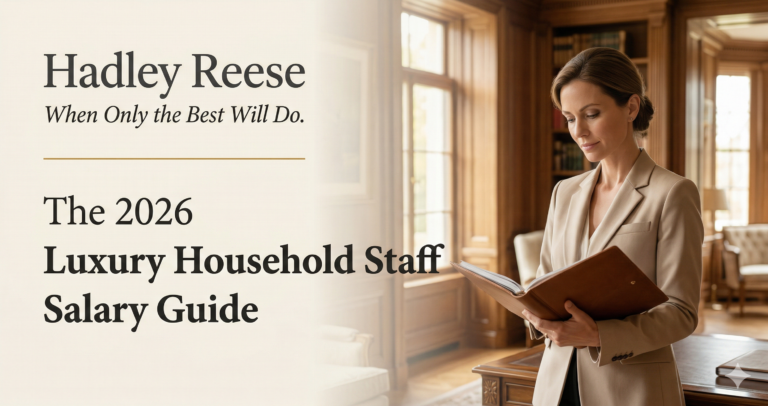 The 2026 Luxury Household Staff Salary Guide