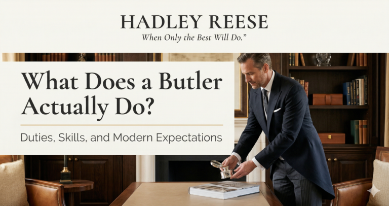 What Does a Butler Actually Do? Duties, Skills, and Modern Expectations